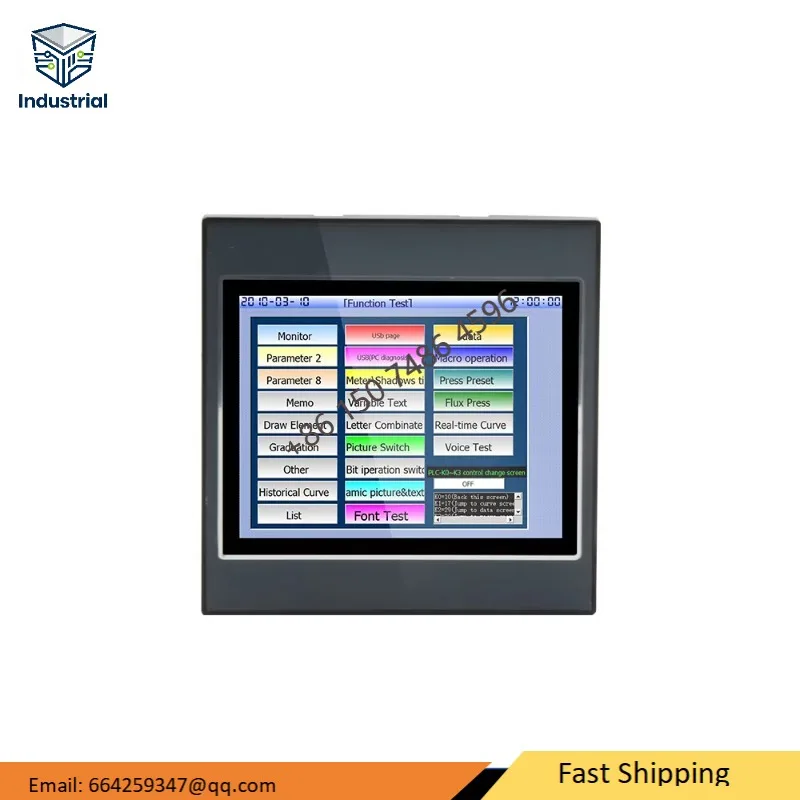 Coolmay Modbus 3.5 Inch HMI Touch Panel TK8037H