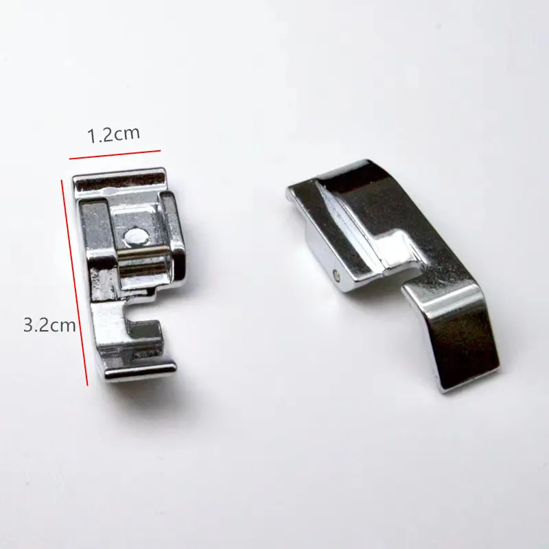 Sewing Accessories Narrow Zipper Presser Foot Feet For Household Machines Singer Janome Brother Domestic Snap On Right Intake