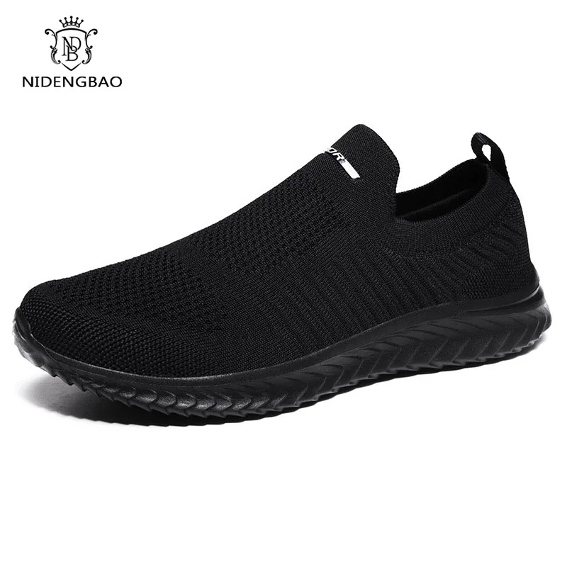 

Мужские кроссовки, летние кроссовки, дышащая легкая прогулочная повседневная обувь с сеткой, мужские лоферы без шнуровки для вождения, Zapatos Casuales