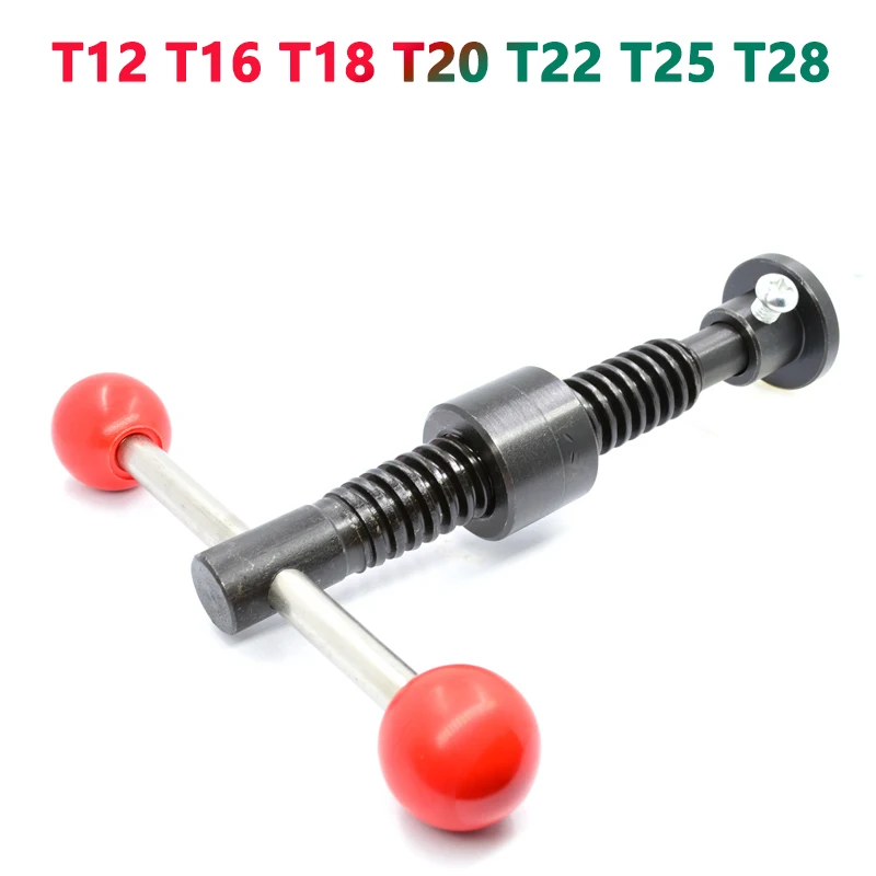 

1 Set T12 T16 T18 T20 T22 T25 T28 Lead Screw Length 150-350mm Ladder Trapezoidal Screw Set with Nut Rod Plastic Ball Holder