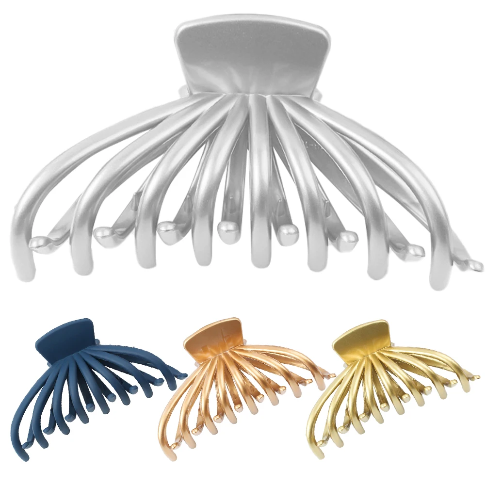 

4Pcs Jumbo Extra Large Durable Jumbo Clip for Clips For Women Thick Curly Straight Hair Women Strong Grip Hair Clamps