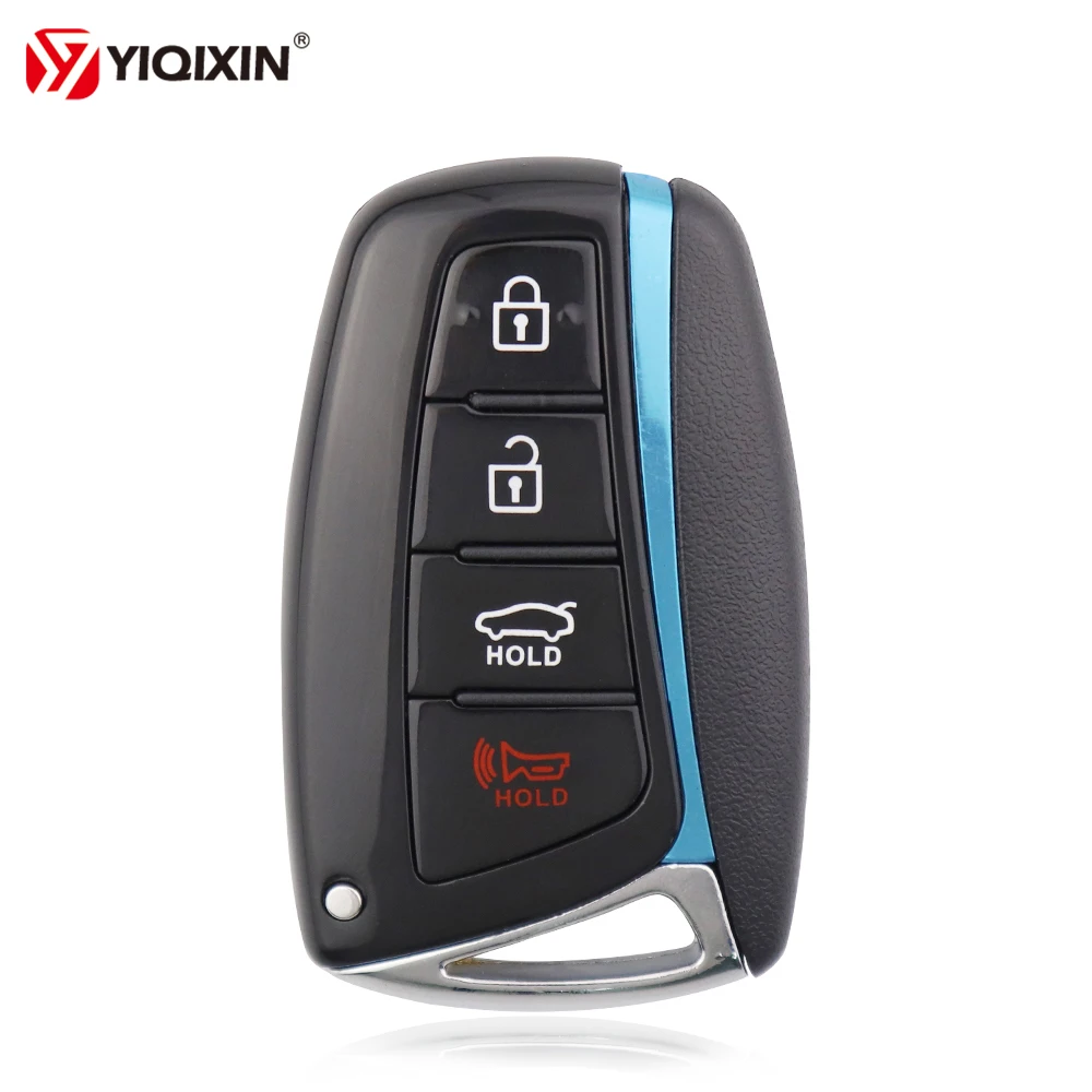 YIQIXIN Replacement Auto Key Shell 4 Buttons For Hyundai Genesis 2013-2015 Santa Azera Fe Equus Remote Control Parts Smart HY22