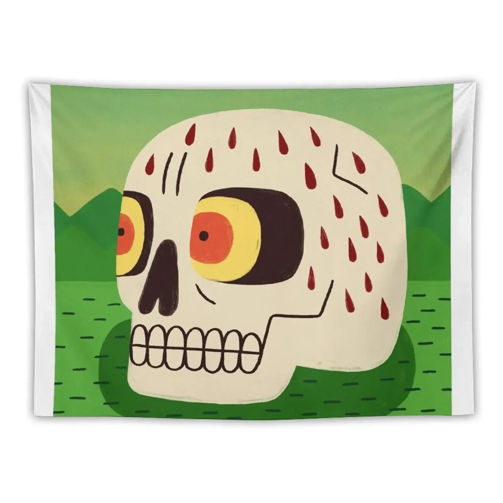 

Skull Tapestry Bedrooms Decorations Decorations For Room Art Mural Tapestry