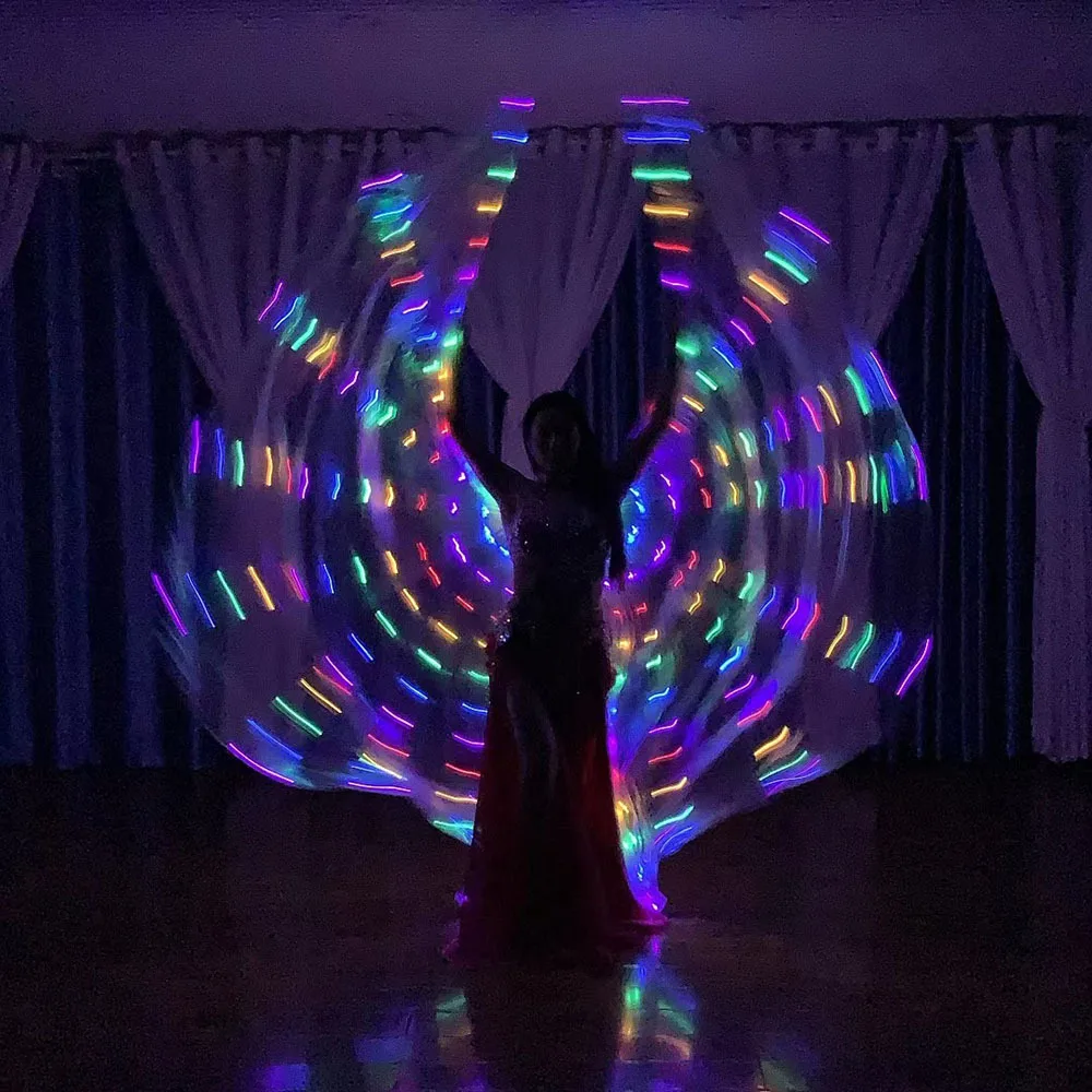 Adult Luminous Led Wings Show Props Costumes Di Multicolored Belt Switch Gold Wings 300 Lights