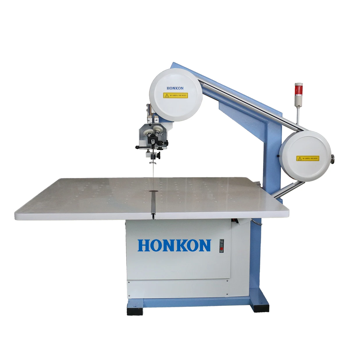 

HONKON HK K700 K900 Band Knife Cutting Machine Semi Automatic Cloth Cutter Fabric Cutting Machine