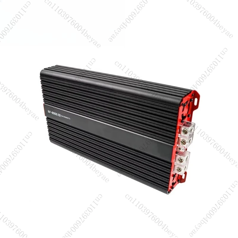 Class D single-channel 8000w high-power car audio power amplifier expander pushes subwoofer digital power amplifier BP-8000.1D
