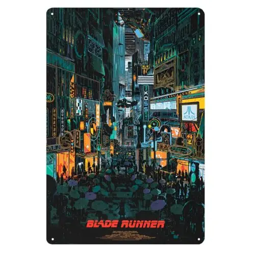 1p,Blade Runner Harrison Movie Metal Poster Tin Sign 20x30cm Collectable Plate