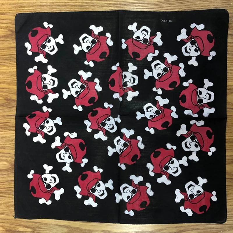 1~10PCS Eye-catching Handkerchief Versatile Use Durable And Stylish Skull Scarf Fashion Statement Popular Breathable Cotton