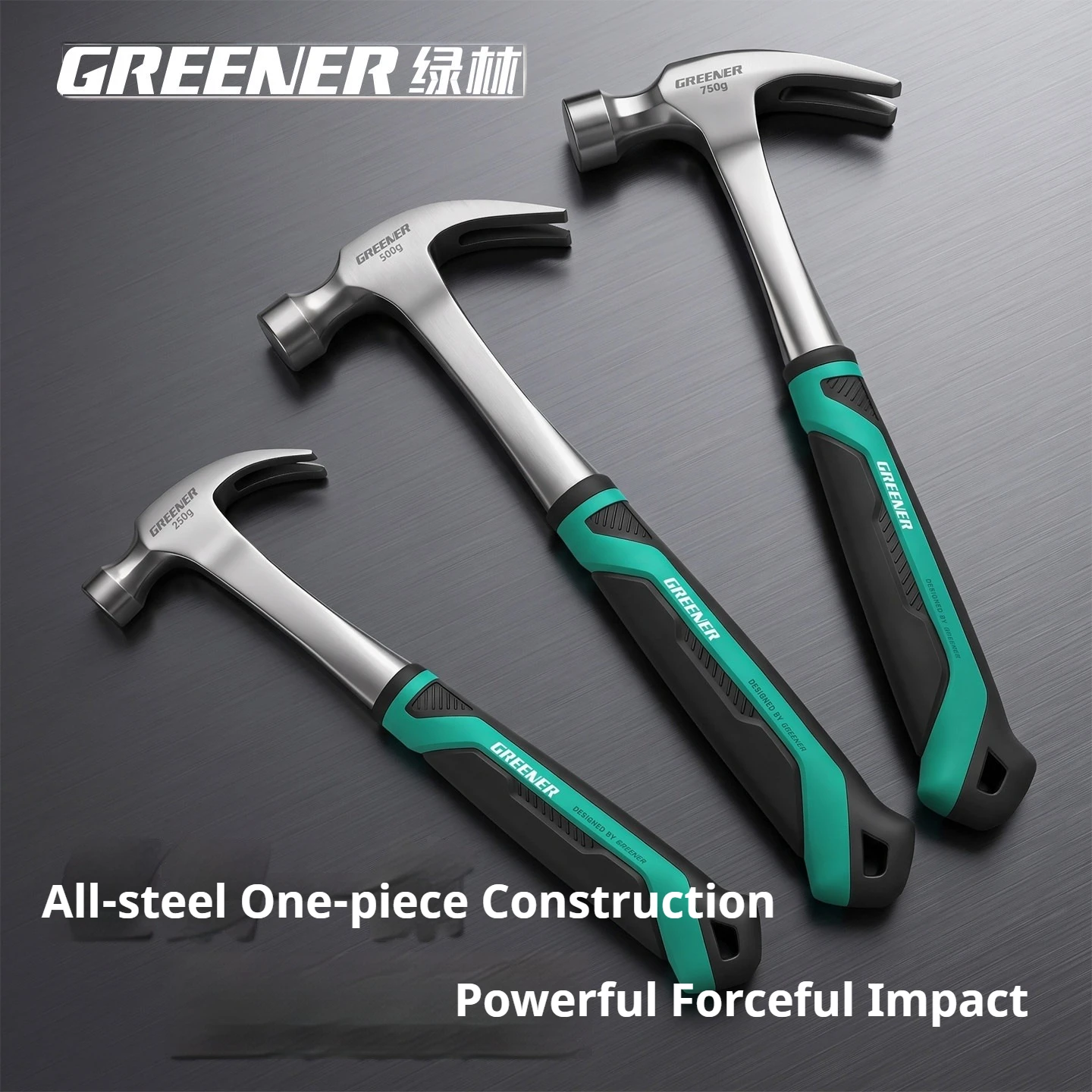 Household Sledge Hammer Claw Hammer High Hardness One Piece Forming Hammer Practical Woodworking Hand Tools