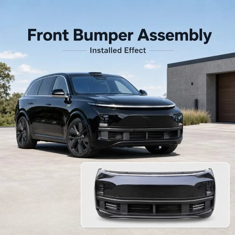 Auto L7 L8 L9 Car Bumpers & Body Kits with Front Bumper Assembly Nose Radiator Condenser Electric Fan Headlights T001