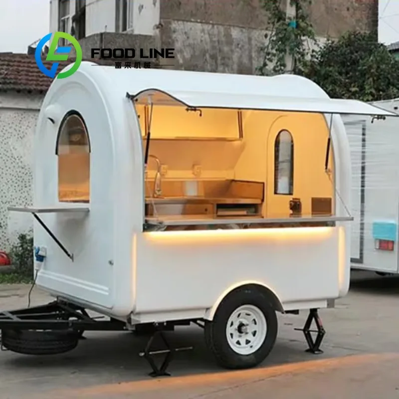 

CustomizedCustomized Portable Refrigerated Coffee Bike Mobile Chicken Food Trailer for Outdoor Catering