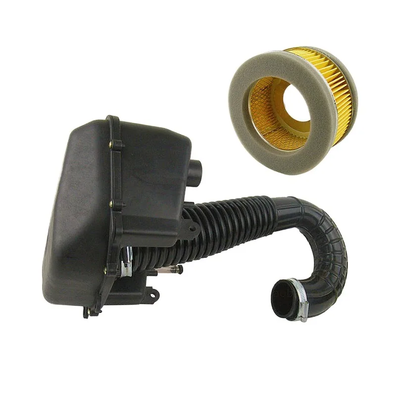 R5 R9 GY6150 Motorcycle Air Filter Assembly Air Intake Pipe Air Filter Element Replacement Parts