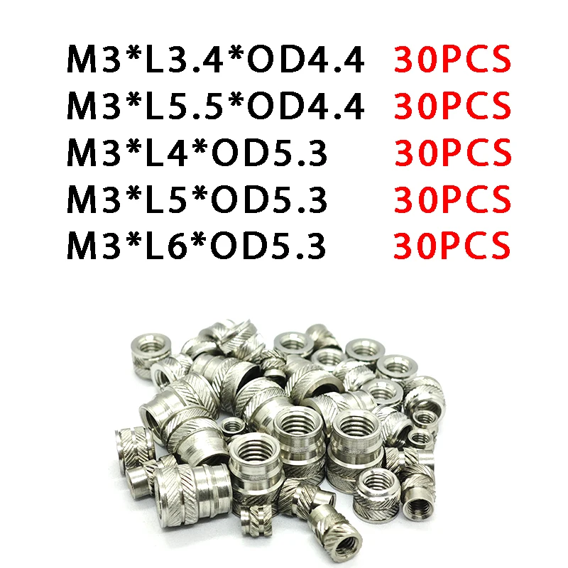 Wärmeeinsatz-Mutterwerkzeug M3 M4 M5 M6 Universal ohne Spitzenwechsel 3D-Druck Edelstahl Gewindeeinsatz Lötkolben-Zubehör – Detail 12