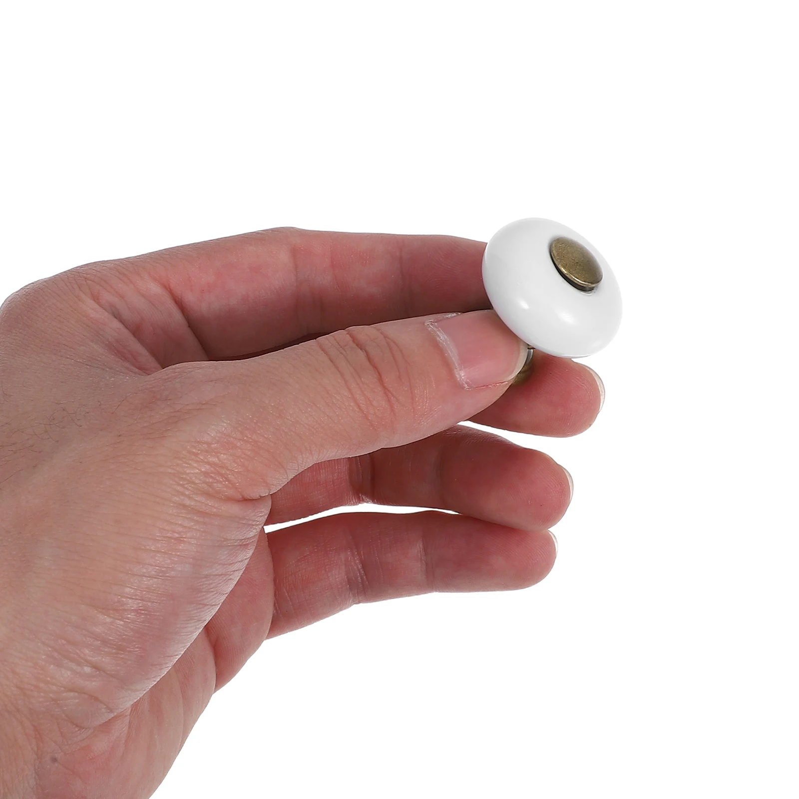 

12Pcs Ceramic Furniture Knobs Vintage Round Single Hole Decorative Cabinet Drawer Pull Handles for Closet Wardrobe Cupboard