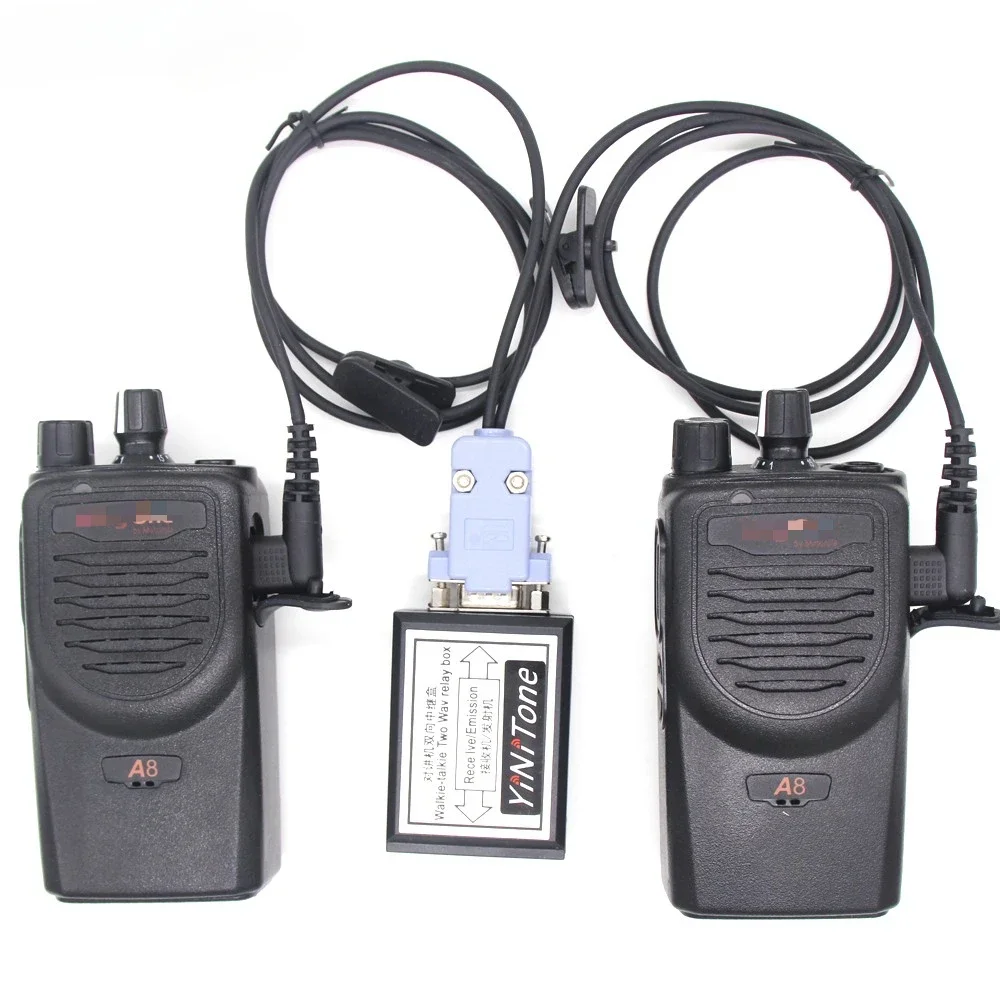 RC-208 Nieuwe Relais Box M Header Voor Baofeng Walkie-Talkie Motorola Twee-weg Relais Met Vervangbare Plug Radio COM Poort Repeater