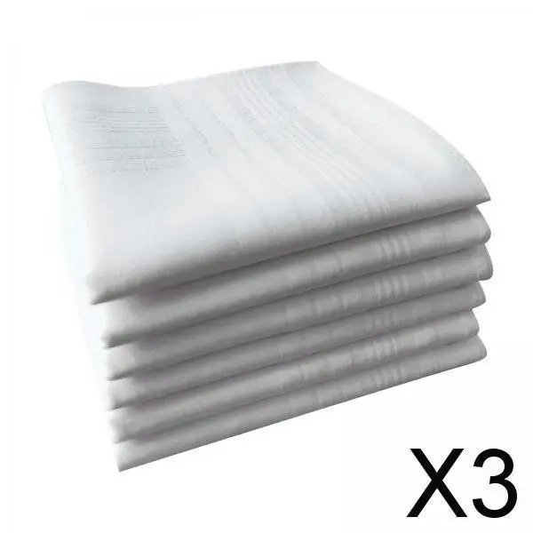 

Белые хлопковые носовые платки, мягкие толстые формальные нагрудные платки, мужской классический костюм, аксессуар для свадьбы и повседневного использования