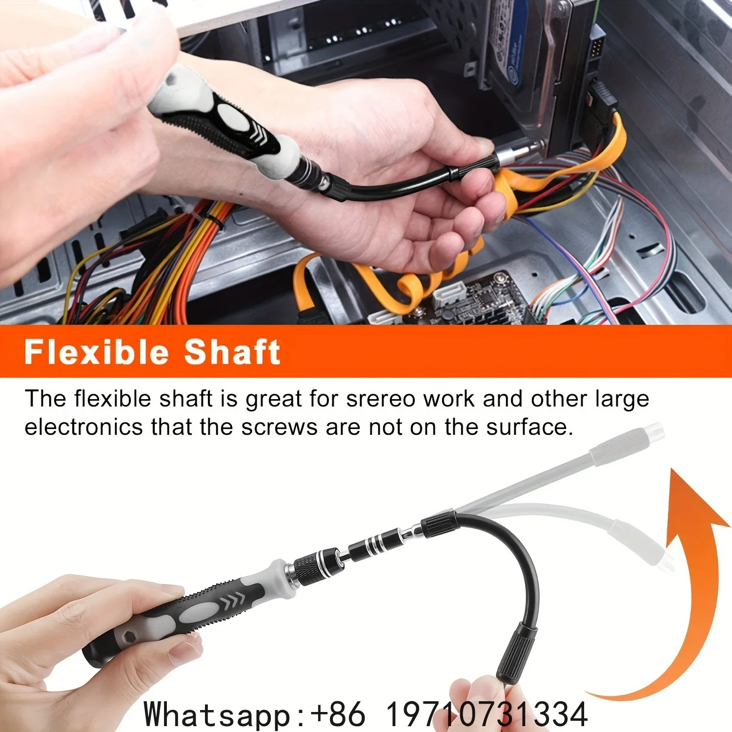Magnetic Precision Screwdriver Set 115 in 1 Electronics Repair Tools Professional Nut Driver for Laptop Phone PC Maintenance - view 4