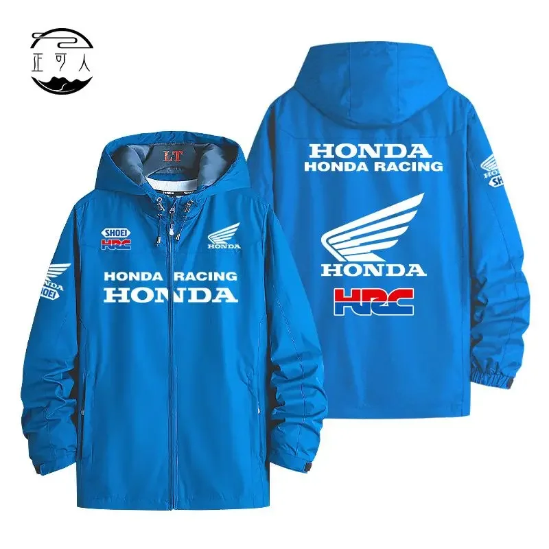 

Honda CBR мотоциклетный штурмовой костюм с капюшоном, мужская куртка для энтузиастов велосипеда, черный размер XXL-XXXL