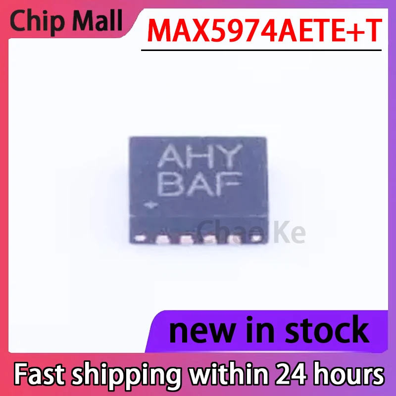 1PCS New MAX5974AETE+T Package QFN-16 Silk-screened with AHY Power Management Chip in Stock