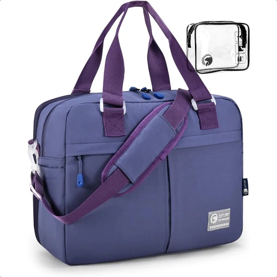 

40x30x15cm Personal Item Travel Bag Expandable 40x30x25cm Gym Bag Lightweight Duffle Bag Mens Weekender Bags for Women with Wet