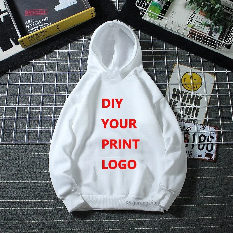 

Diy Hoodies Customized Print Hoodies Winter Hoodies Your Own Design Logo/Picture Custom Boys Hoodies Girls Unisex Hoodies