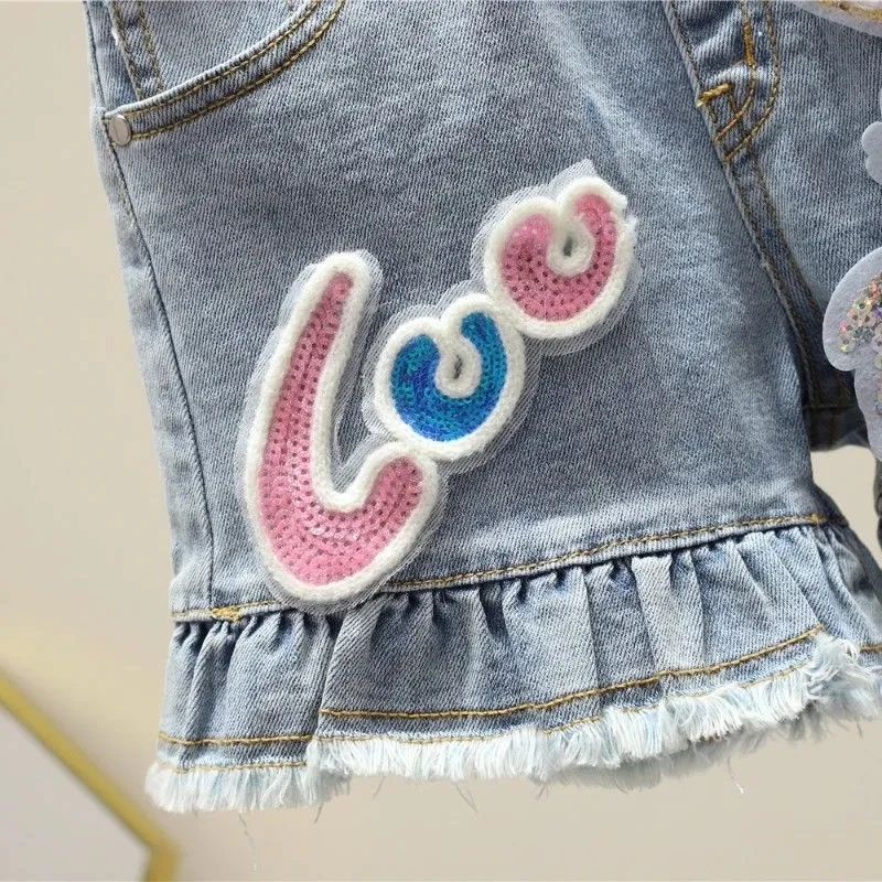 Girls Shorts 4-16Y Children Autumn Casual Pants for Boys Kids Solid Jean Shorts Pants Teeanger Pants with Pockets Suits