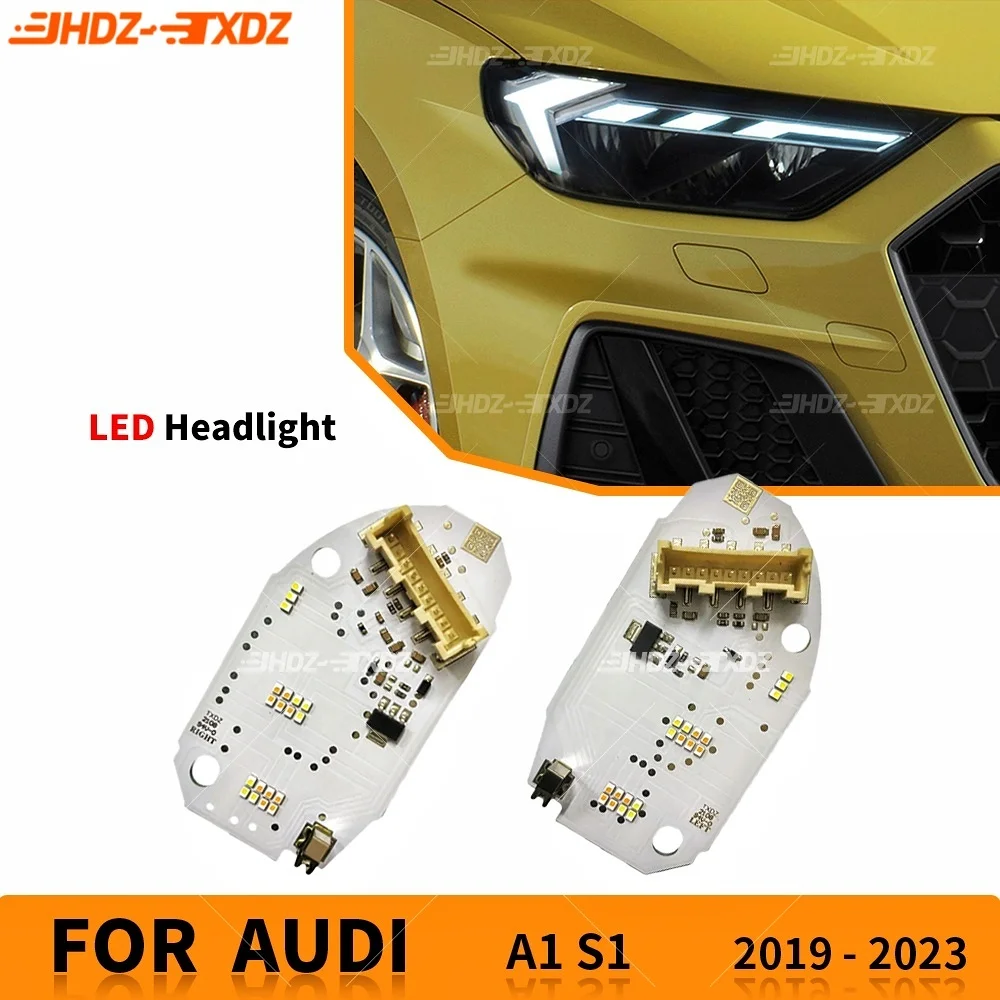 

82A998474 82A998473 White DRL Boards Lightsource Daylight For Audi A1 S1 2019-2023 LED Headlight Daytime Running Light Angel Eye