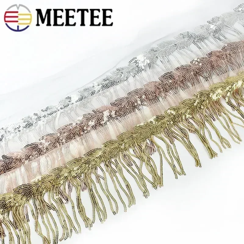 1/2 Metri 10 centimetri Nappa Lace Trim Nastro Paillettes Frange Nastri Danza Prestazioni Taglio Frange Vestiti FAI DA TE Accessori Per Cucire