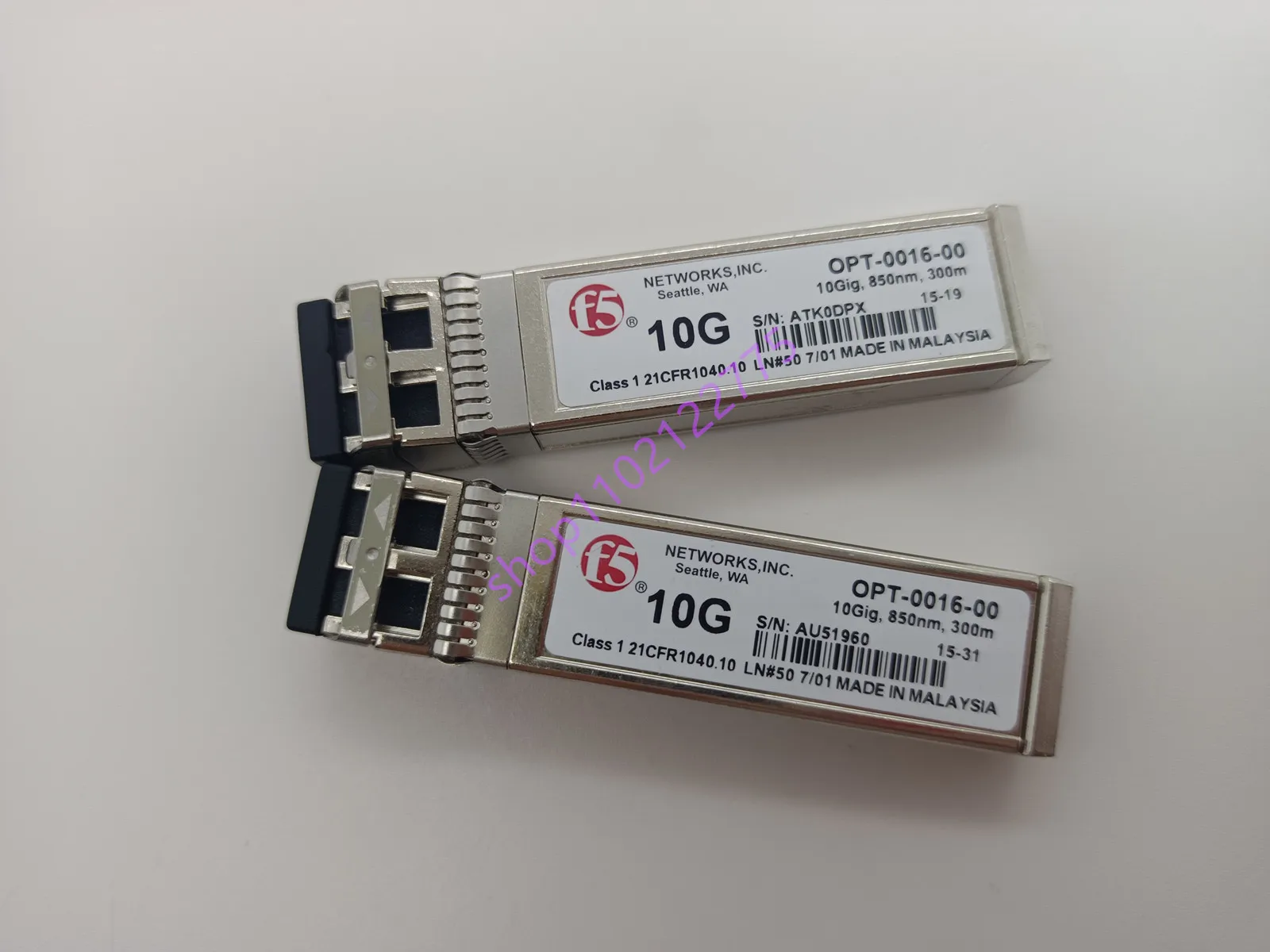 F5 Sfp 10G Optical Fiber NETWORKS/OPT-0016-00 10Gig,850nm,300m/F5 10G Sfp Fiber Switch Transceiver