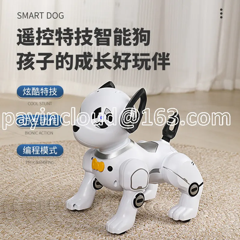 Robot Dog Intelligent Robot Electric Remote Control Stunt Singing Dancing Induction Children Interactive Early Education Toys