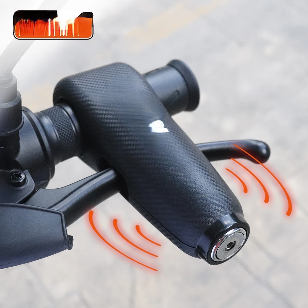 

2020 Hot Selling Bike Lock Alarm Waterproof IP67 10mm Steel Locking Pin Scooter Bicycle Motorcycle Handlebar Grip Lock