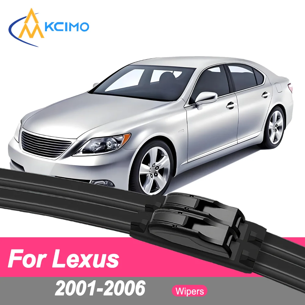 

Premium Rubber Durable Silent Windshield Wiper Blades 2pcs for Lexus LS XF30 2001-2006 Front Wiper Blades Set