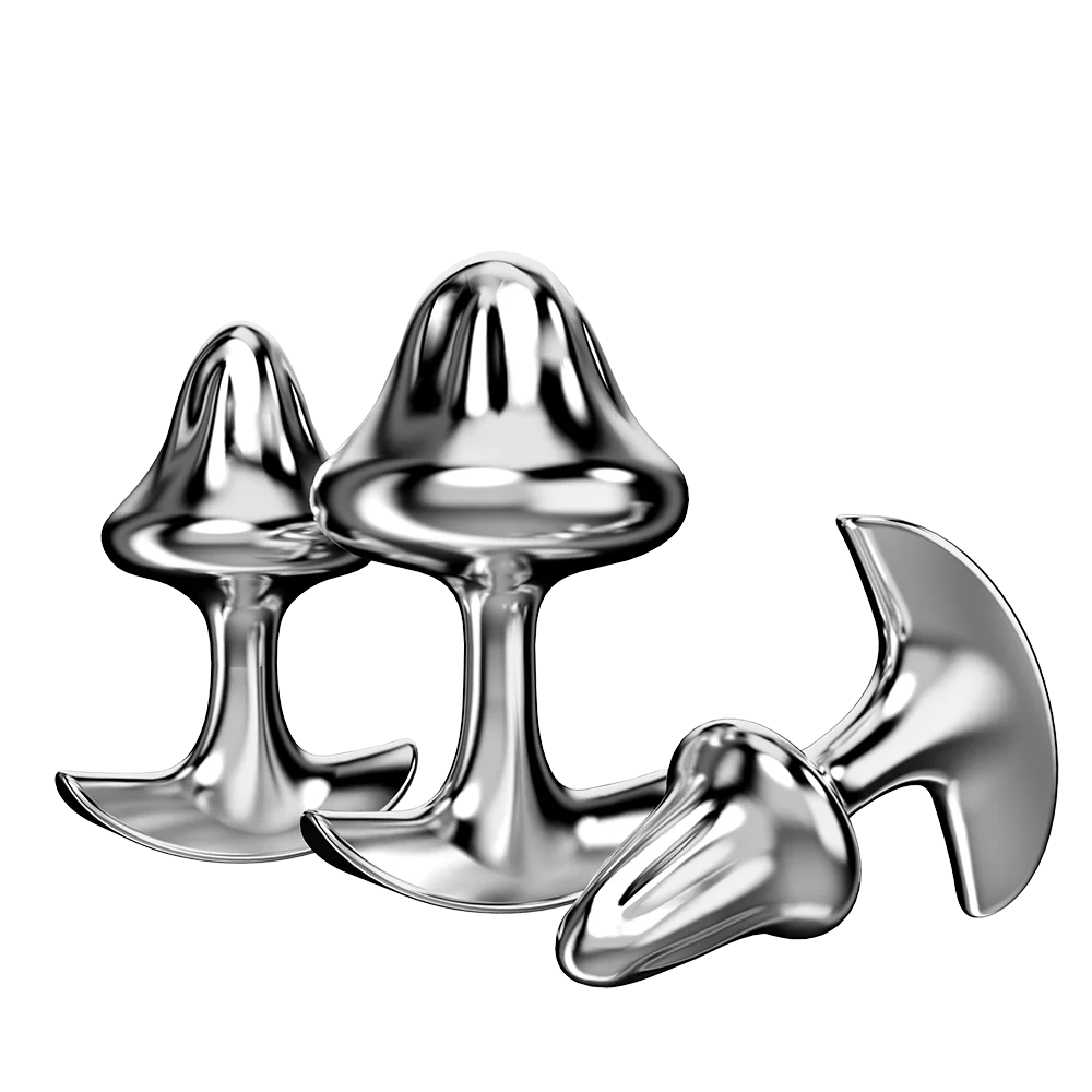 1Pcs, Anchor Shaped Mushroom Anal Plug, Three Sizes, Gem Base Anal Plug, G-Spot Massage, Sexual Health, Adult Sex, Sex Toys