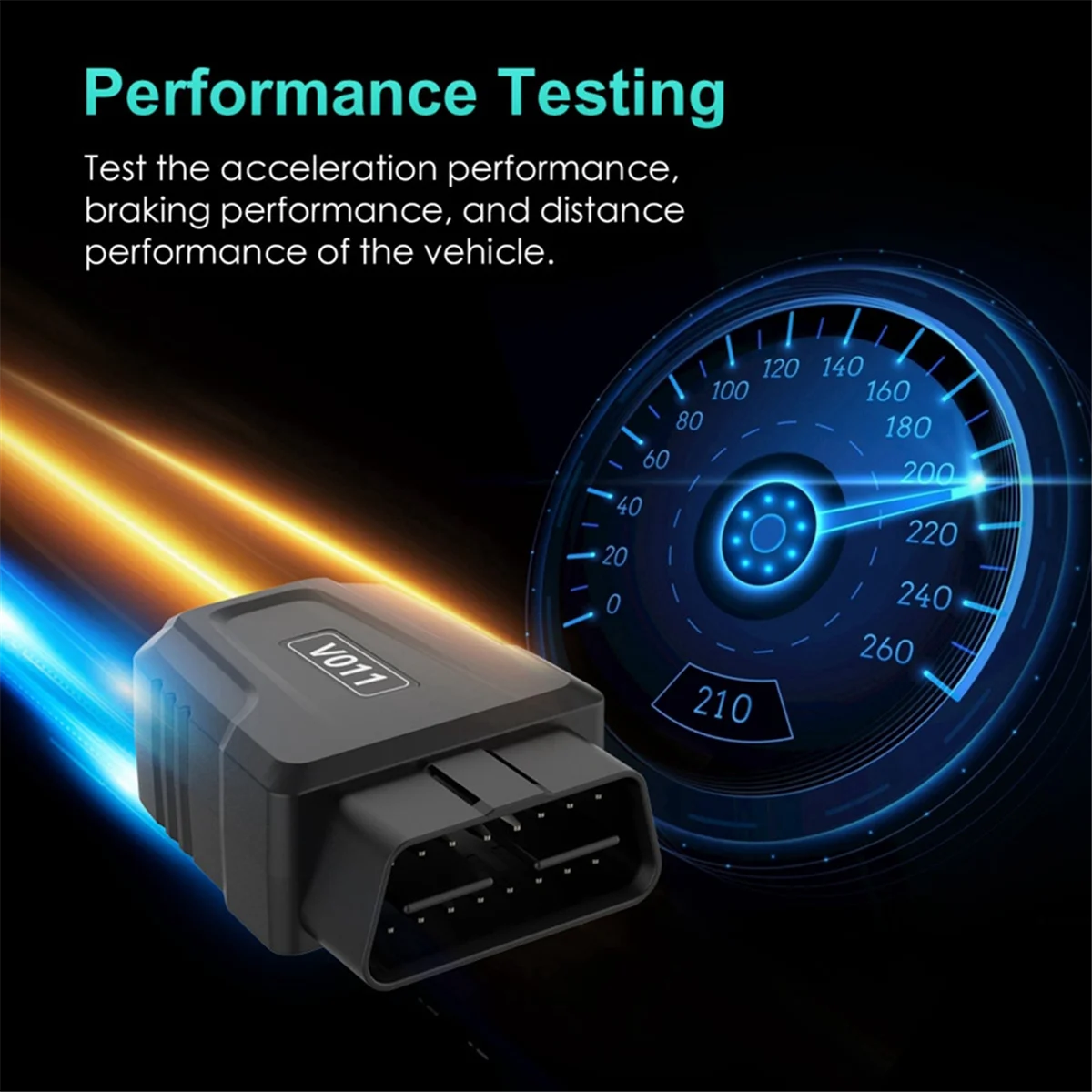 V011 OBD OBDII Diagnostic Tool Bluetooth 5.4 for IOS/Android OBD2 Professional Code Reader 9Protocols Better Than ELM327