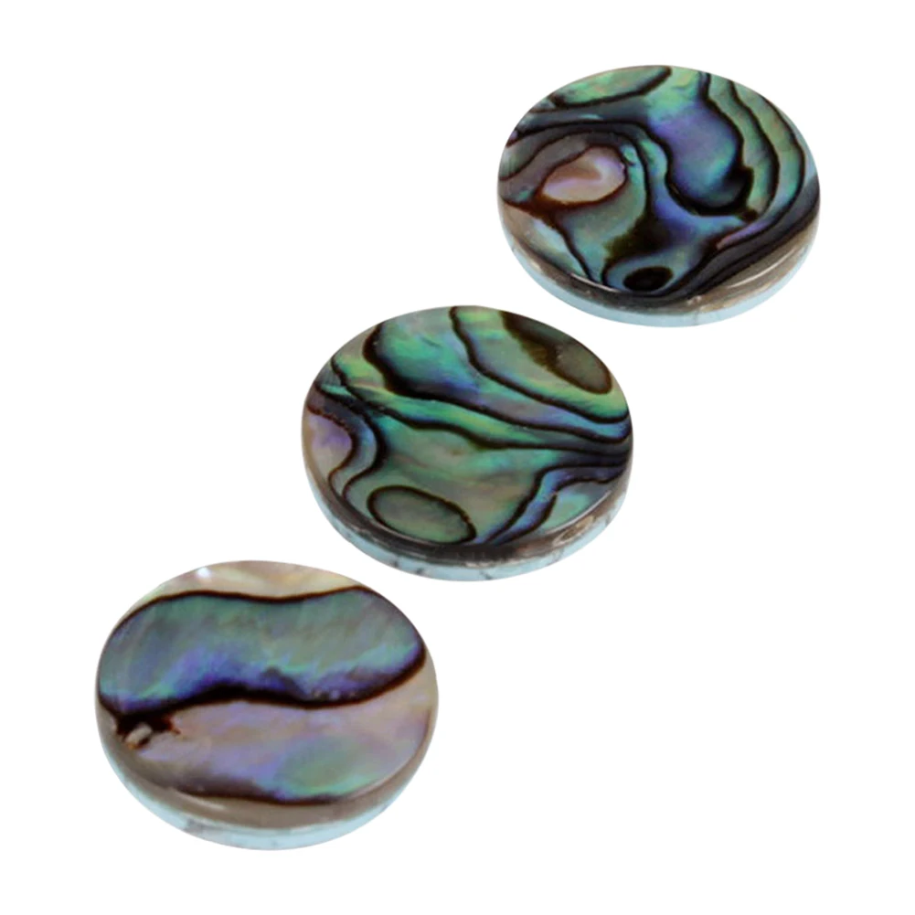 Trumpet Valve Finger Buttons Trumpet Inlays Colorful Abalone Shell Trumpet Parts Accessories