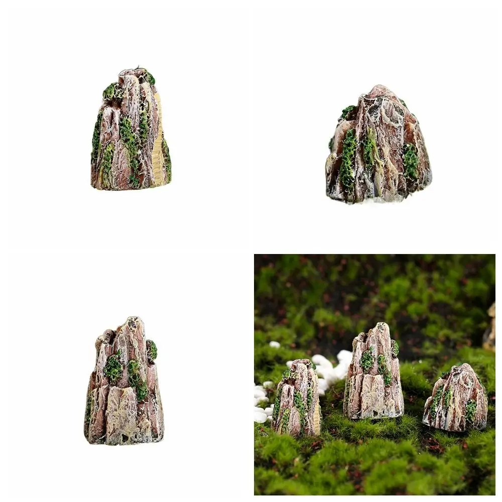 Micro-landscap Simulated Fake Mountain DIY Simulated Resin Rockery Ornaments Resin Bonsai Stone Micro-landscape Fish Tank Decor