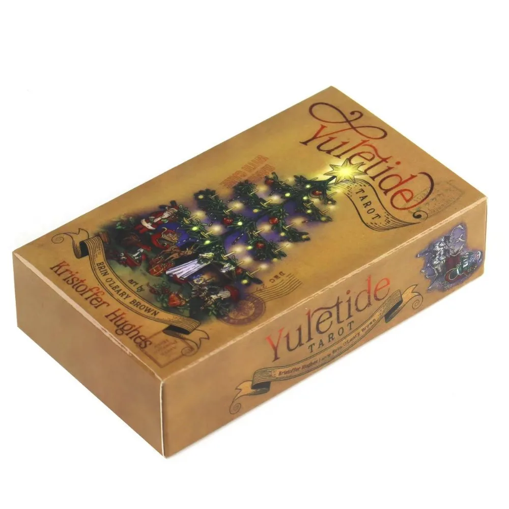 10.3*6cm Yuletide Tarot Hope, Warmth, and Tarot Cheer for The Most Wonderful Time of Year 78 Pcs Cards