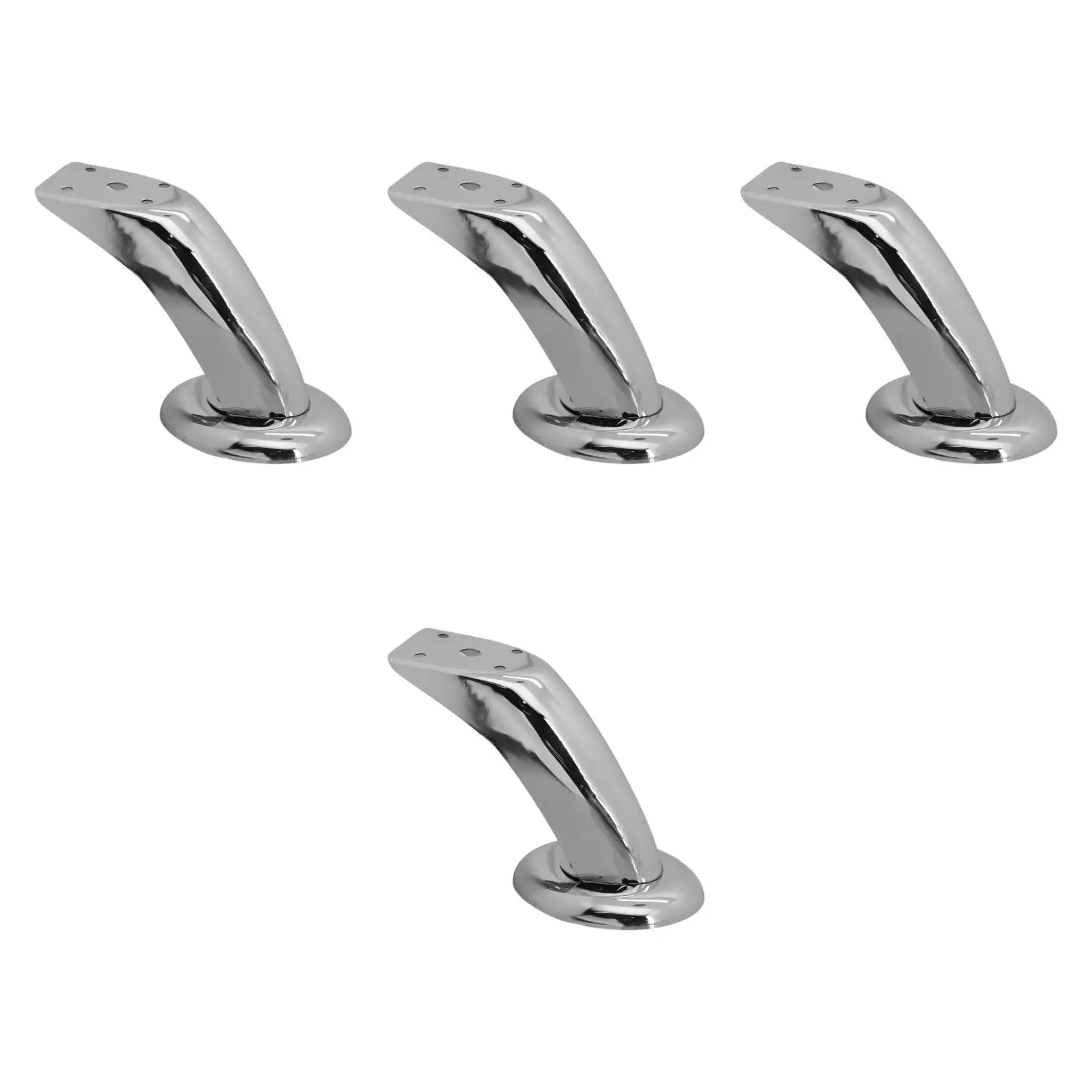 4x Metal Furniture Legs Replacement Couch Legs for Wardrobes Coffee Tables