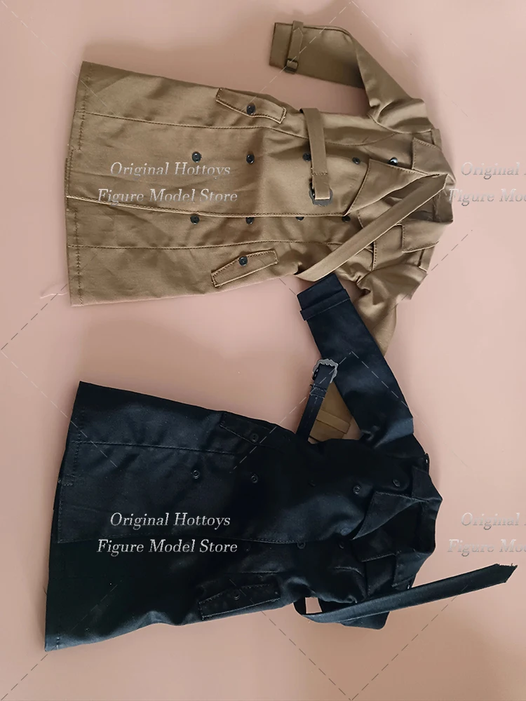 

CCN6023 Аксессуар для женской солдатской формы в масштабе 1/6: ветровка, однотонное повседневное длинное пальто, подходит для 12-дюймовых фигурок.