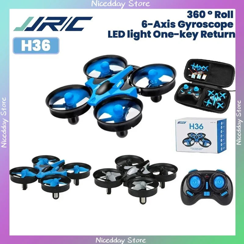 Jjrc H36 미니 Rc 드론, 4ch 6 축 헤드리스 모드 헬리콥터, 360 ° 플립 리모컨 쿼드콥터 장난감, 어린이용 미니 드론