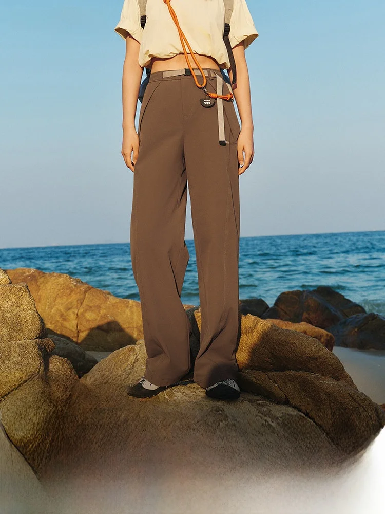 

Женские водонепроницаемые брюки для активного отдыха с прямыми штанинами, высокоэластичные, утягивающие, спортивные, защитные, свободные, для горного туризма