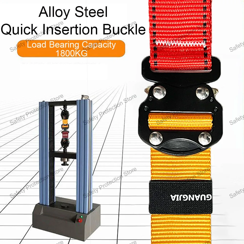 Full Body High Altitude Work Safety Harness Five-point Safety Belt  Outdoor Climbing Training Construction Protective Equipment