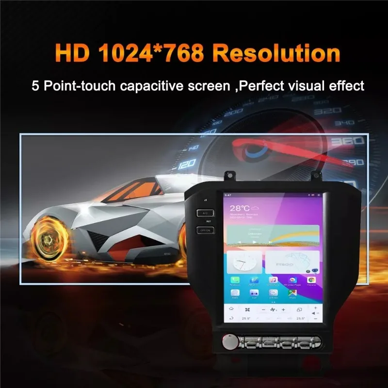 KVANNO Android15 Touchscreen For Ford Mustang 2015-2019 256G Bluetooth Carplay Display Car Stereo Video Player 4G WiFi AutoRadio - view 6