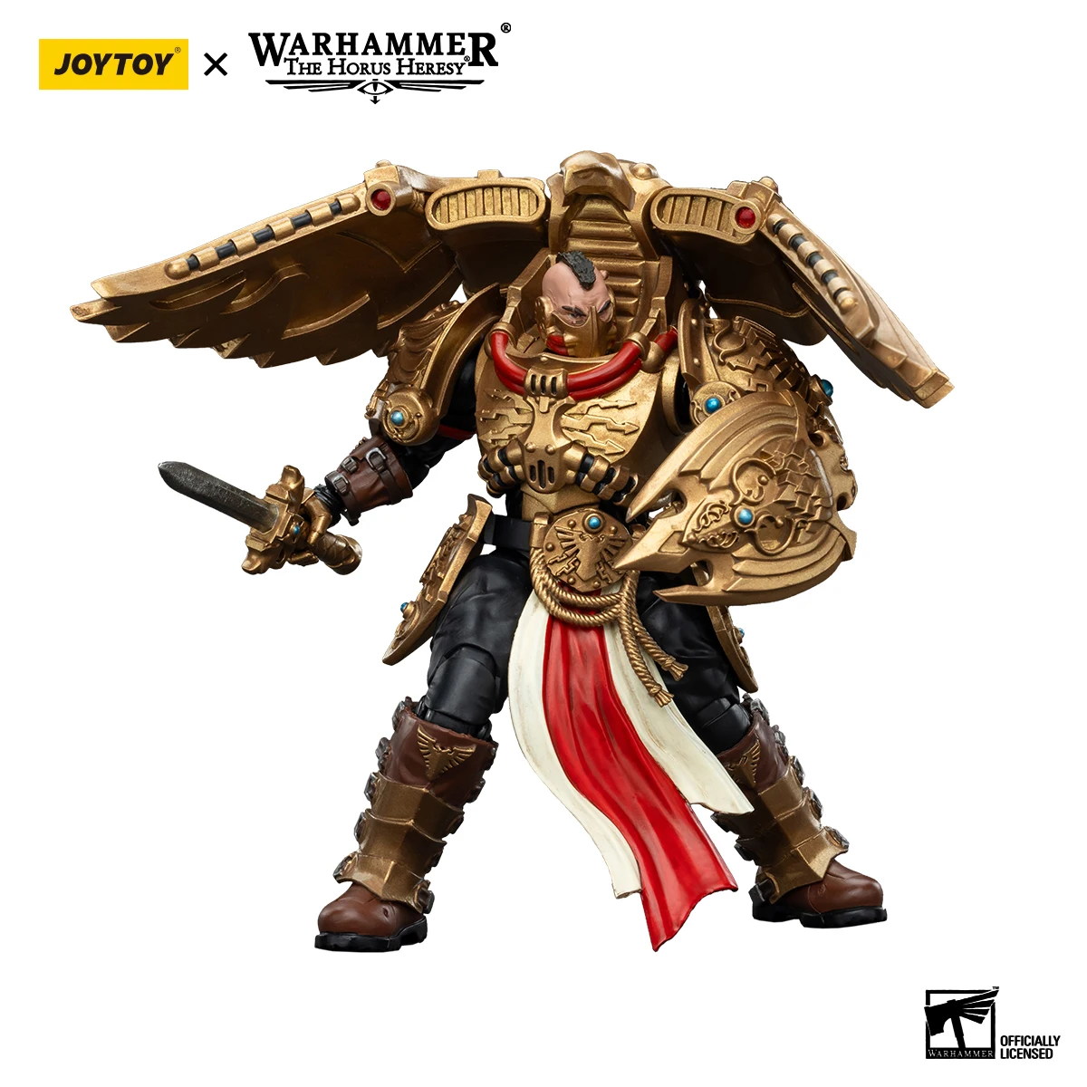 JOYTOY Warhammer 30K 1/18 액션 피규어 Legio Custodes Custodian Venatari Squad[3PCS] 애니메이션 군사 모델