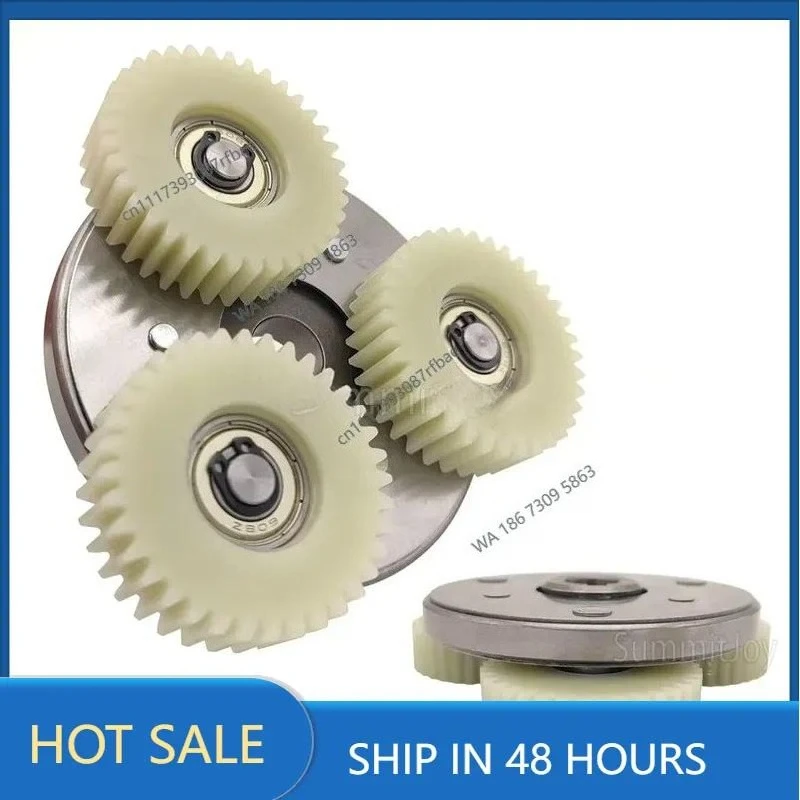 36T E-Bike Motor Gear Clutch Kit 47x13.5mm Nylon Planetary Gears With 88mm Clutch For 500W Electric Motor Replacement Parts