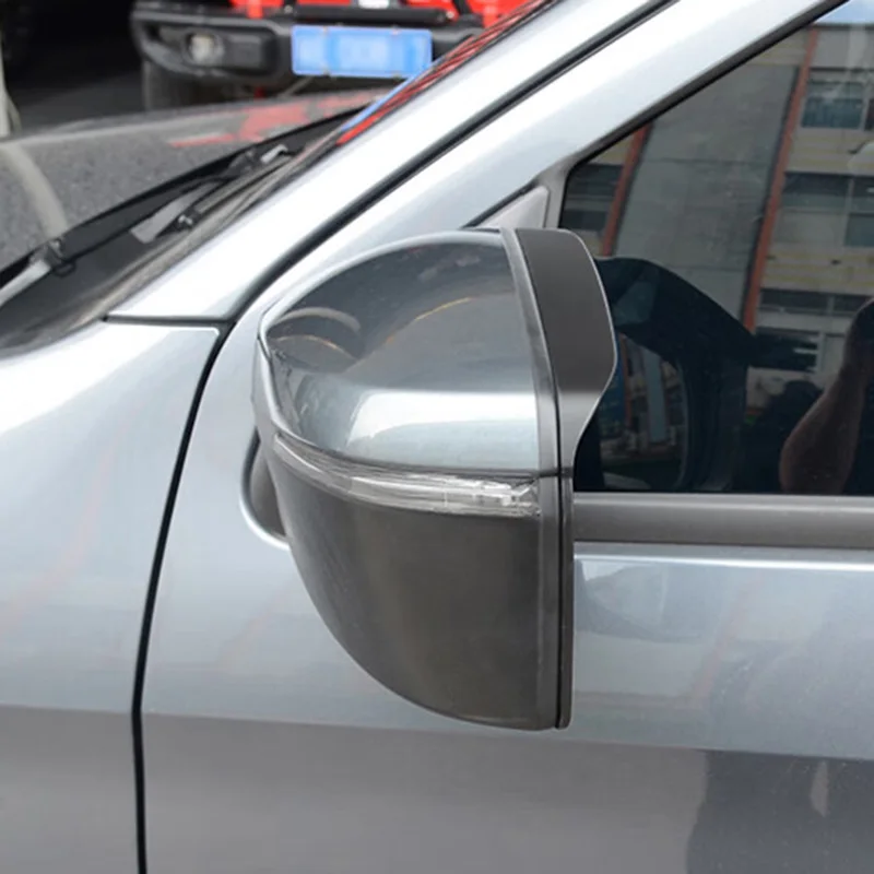 ABS Chrome for Mazda BT-50 BT50 2021 2022 Exterior Accessories Car Side Door Rearview Mirror Rain Eyebrow Sticker Cover Trim