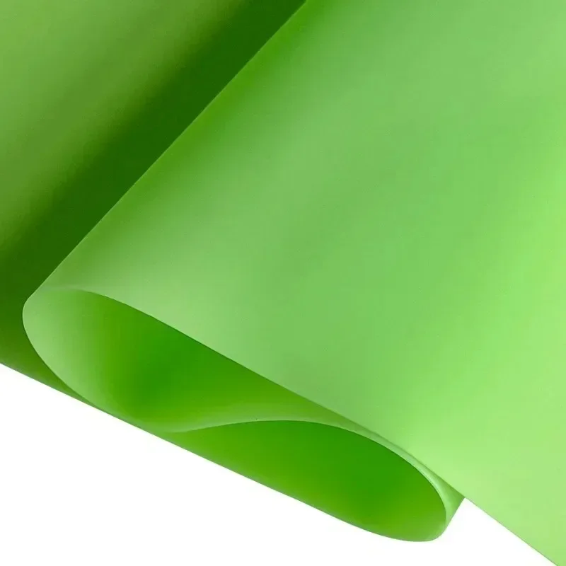 Jelly PVC Vinyl Roll 30x135cm Soft Solid Colored Smooth Waterproof PVC Fabric for Mat Hair Bows Jewelry Making