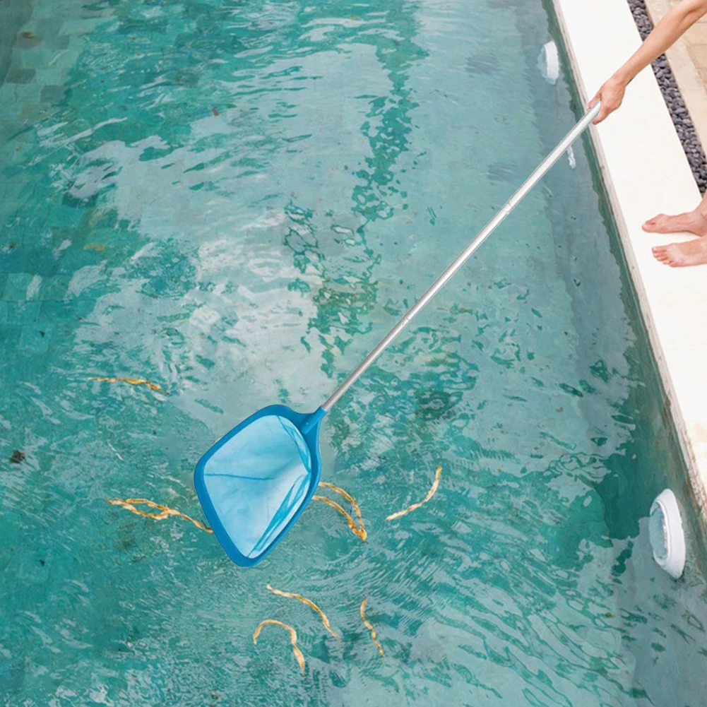 شبكة مقشدة حمام السباحة مع عمود معدني شبكة حمام السباحة مقشدة راك بركة ليف مقشدة منظف حمام السباحة لحمامات السباحة والمنتجعات الصحية وأحواض استحمام ساخنة #5