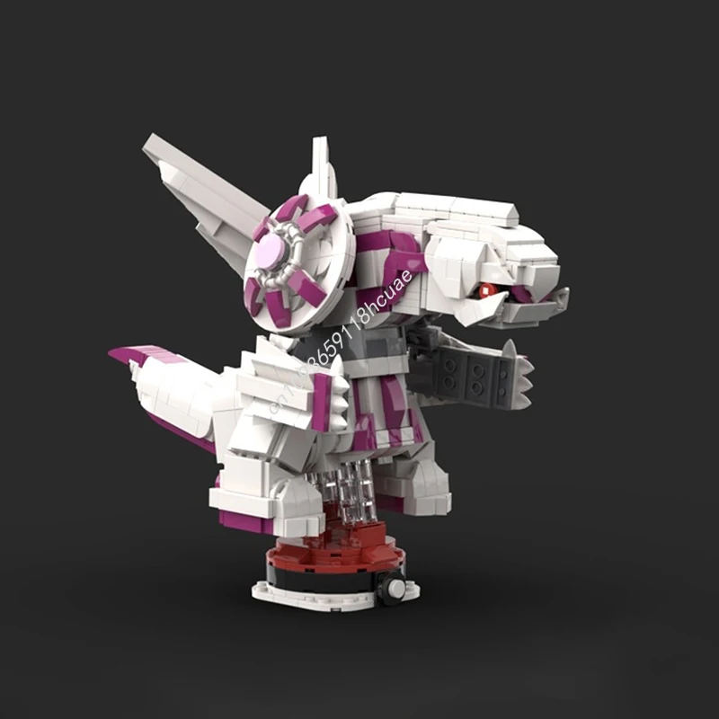 

991 шт. MOC Palkia Brickheadz строительные блоки Рождественский подарок расслабляющий подарок «сделай сам» идеально подходит для творческих игрушек для взрослых креативные