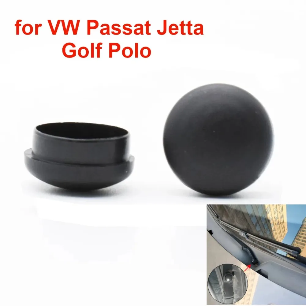 1J0955205A Car Front Windshield Wiper Arm Nut Cap Bolt Cover for VW Passat B5 B6 B7 Polo A3 Jetta Golf 4 5 6 7 for Audi A1-A8 TT